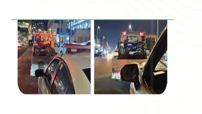 المرور يضبط 414 دراجة آلية مخالفة
