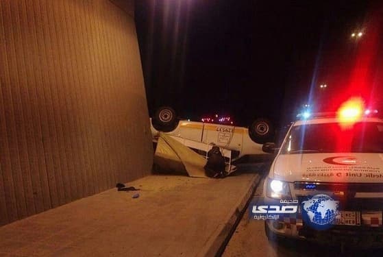 إصابة ستة عمال عقب انقلاب سيارتهم شرق الرياض