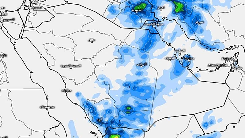 المسند يتوقع تشكل سحب ممطرة على عدة مناطق