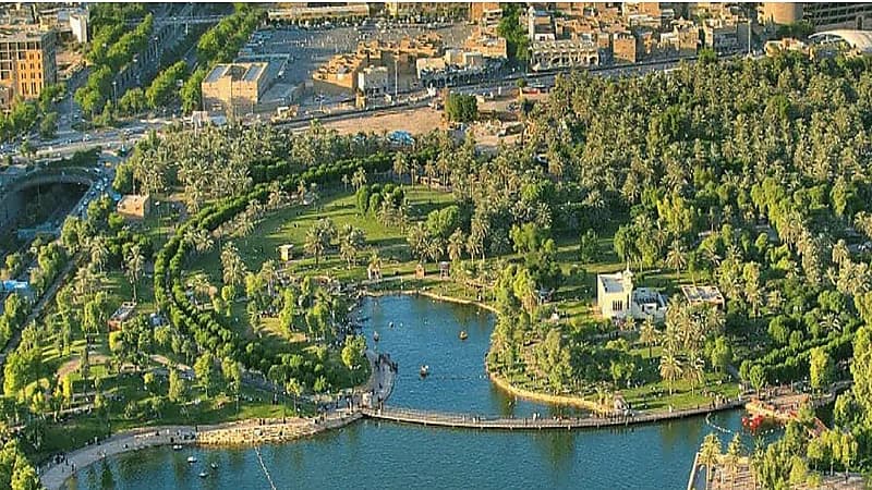 خريطة المملكة تتجسد بالأشجار في مشروع الرياض الخضراء