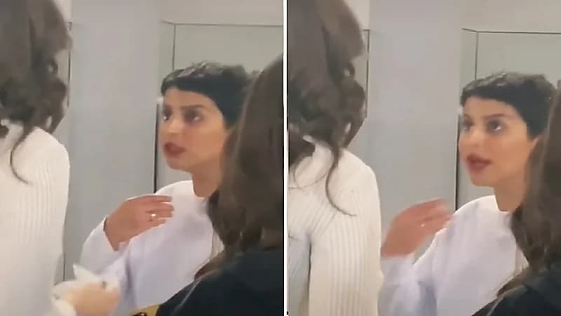 بالفيديو .. نقاش حاد بين فوز الفهد ونورة العميري في معرض العطور