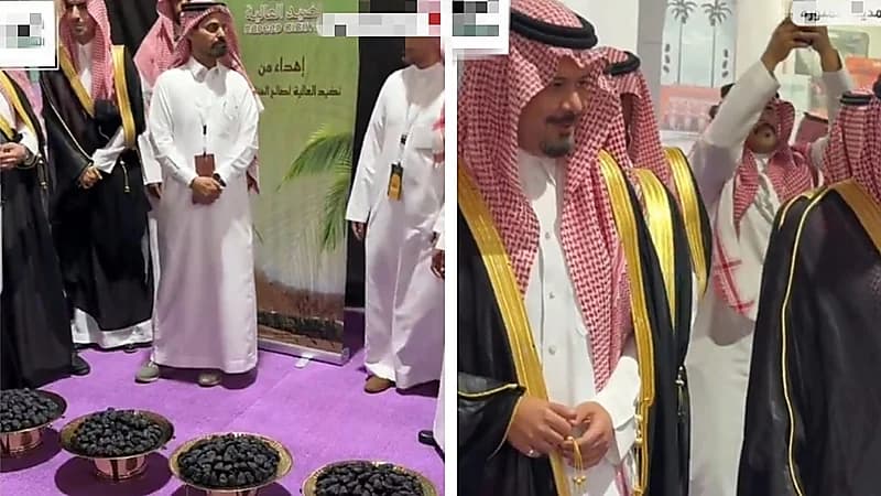 أمير المدينة يحسم مزاد عجوة فاخرة بـ20 ألف .. فيديو