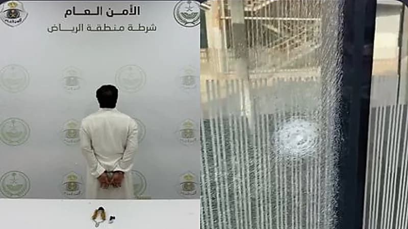 القبض على مواطن لتكسيره زجاج مواقع انتظار حافلات بالرياض .. فيديو