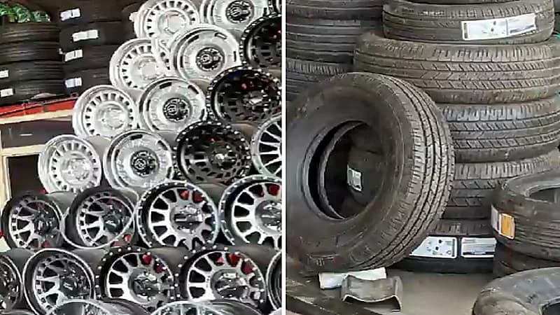 التجارة تنفذ حملات تفتيشية على منافذ بيع الإطارات بحائل.. فيديو