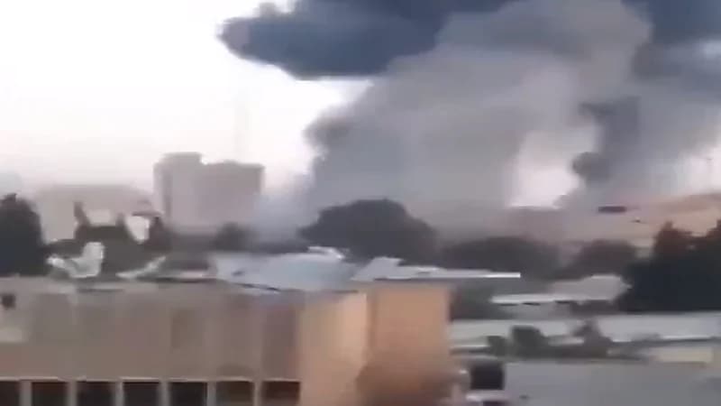 بالفيديو.. لحظة رعب عائلة فلسطينية أثناء قصف برج سكني