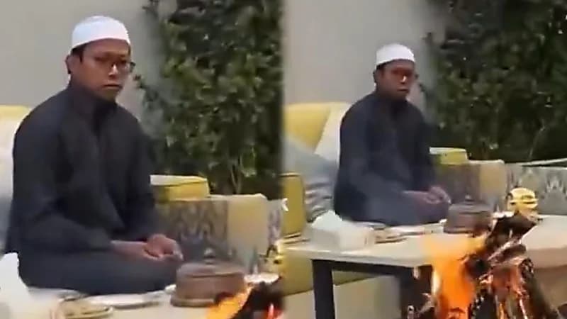 مبارك الهاجري يعلن عن إسلام عامل فلبيني يعمل في قصره.. فيديو