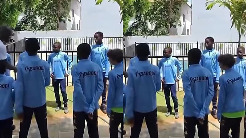 كوليبالي يلتقي بـ مواهب أكاديميته الخاصة ويستقبل الناشئين بحفاوة.. فيديو