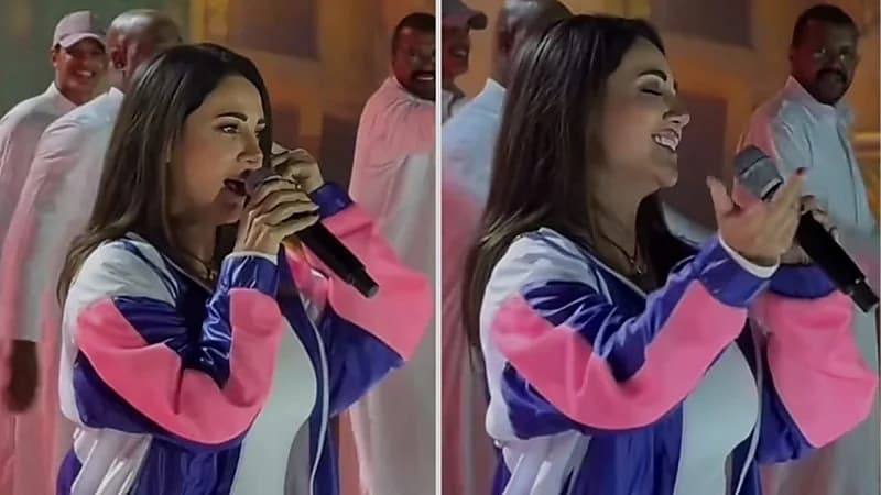 ديانا حداد تشعل أجواء الجوف بأوبريت قبلة ودولة .. فيديو