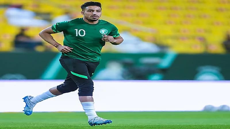 "سالم الدوسري" أفضل لاعب في مباراة المنتخب وفلسطين