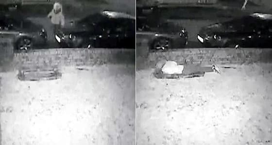 بالفيديو.. فتاة تختبئ من عصابة مسلحة بطريقة ذكية