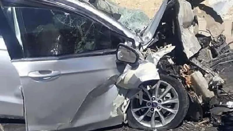 حادث مروع يودي بحياة امرأة وجنينها واثنين من أبنائها على طريق قريضة الزراعي