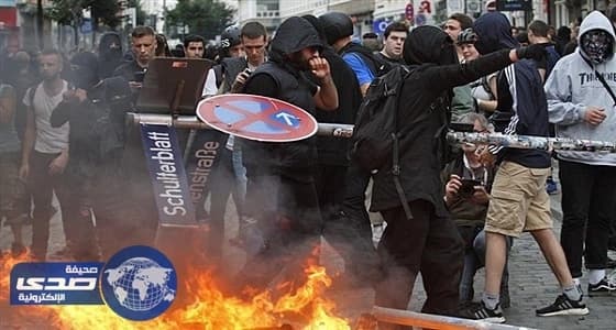 ⁠⁠⁠⁠⁠الآلاف يشاركون فى احتجاجات ضد قمة العشرين في هامبورج