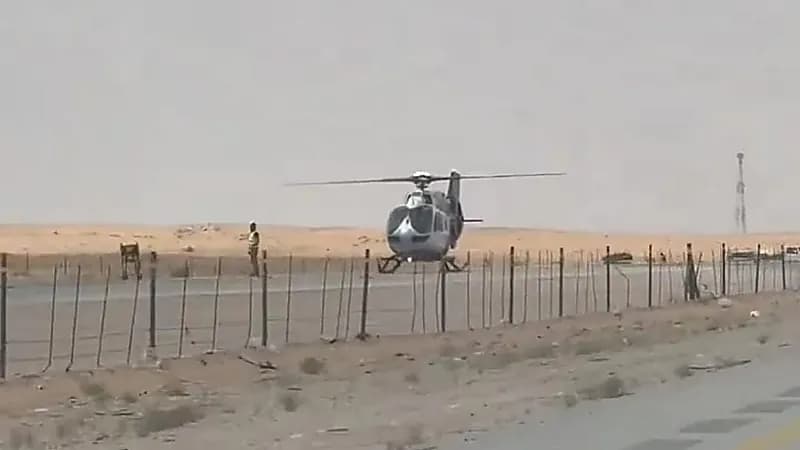 الإسعاف الجوي ينقل مصابي حادث طريق الدمام - الرياض .. فيديو