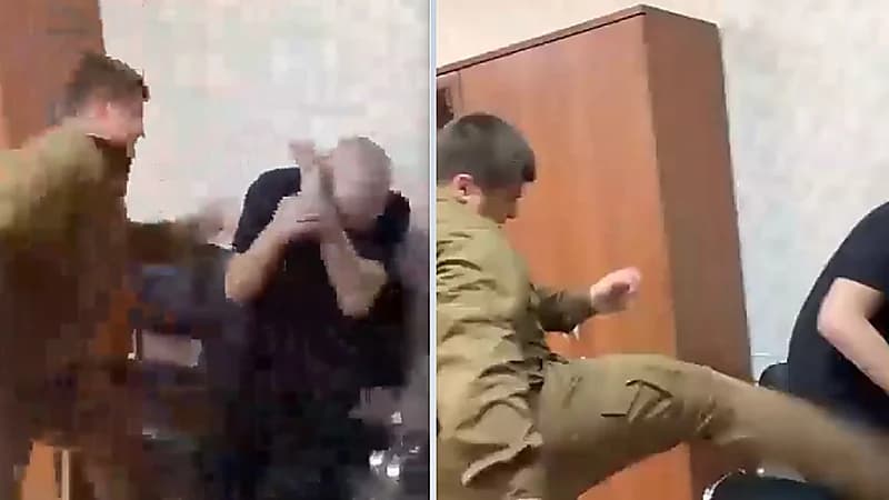 ابن رئيس الشيشان يلقن شخصًا أحرق القرآن الكريم درسًا .. فيديو