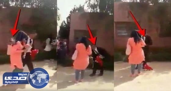 بالفيديو .. مشهد رومانسي لعاشقين مغربيين داخل مؤسسة تعليمية