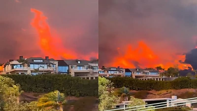 حرائق الغابات تلتهم المنازل في كاليفورنيا.. فيديو