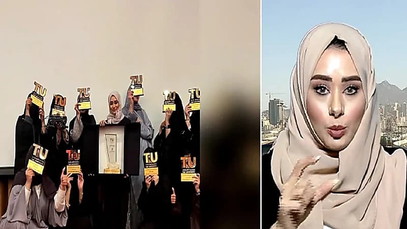 طالبات بالطائف يخترعن كلب آلي للكشف عن الأسلحة والمخالفين .. فيديو