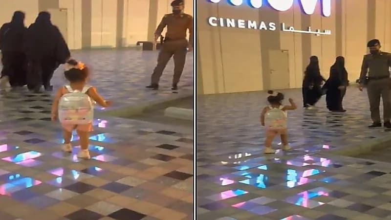 بالفيديو.. موقف عفوي طريف من طفلة لرجل أمن في إحدى مناطق المملكة