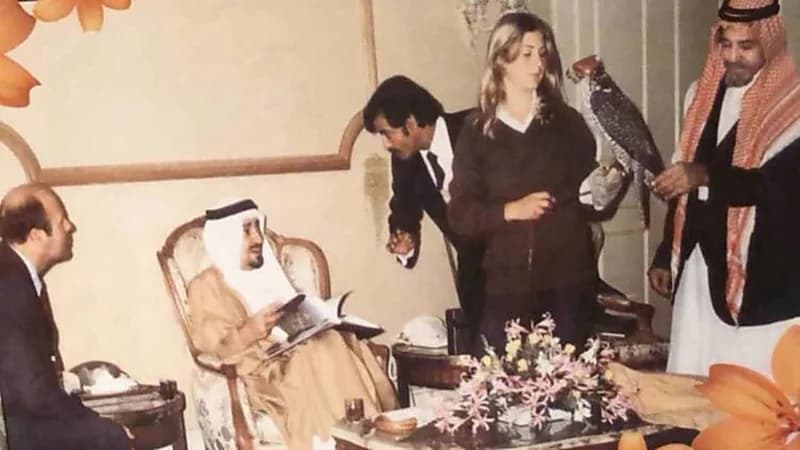 صورة نادرة للملك خالد بن عبدالعزيز في جنيف