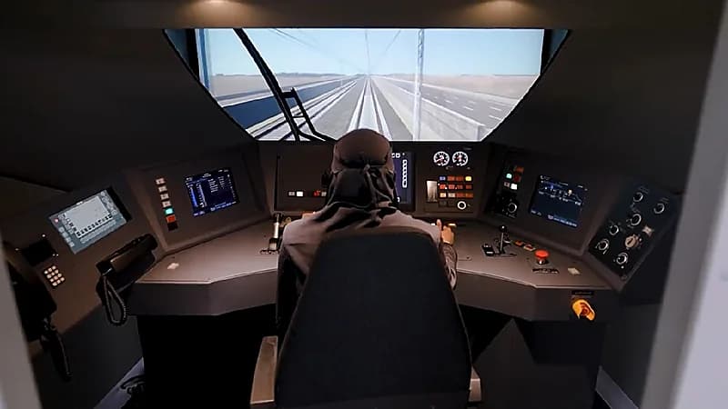 بالفيديو.. فتيات سعوديات يقدن قطار الحرمين السريع لأول مرة