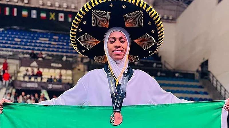 دنيا أبو طالب تتأهل إلى أولمبياد باريس في منافسات التايكوندو 