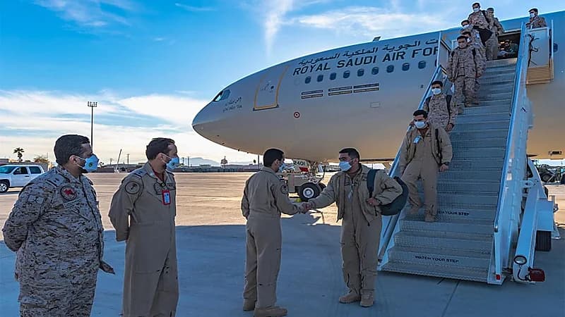 بالفيديو.. وصول القوات الجوية الملكية لأمريكا للمشاركة في تمرين "العلم الأحمر"