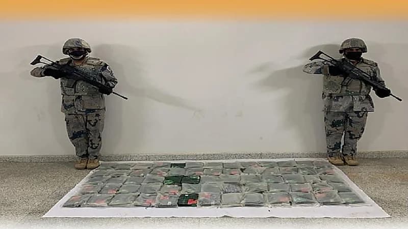 إحباط محاولات تهريب 66.4 كيلو جرامًا من مادة الحشيش المخدر في نجران