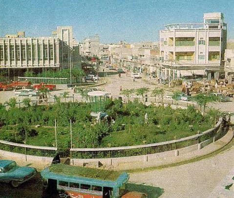 لقطة قديمة لدوار بلدية الأحساء