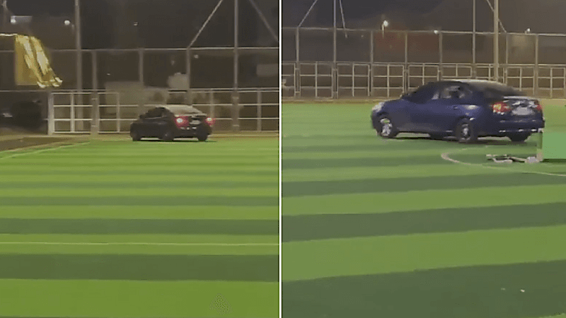 بالفيديو.. شاب يمارس التفحيط داخل ملعب زراعي بجازان