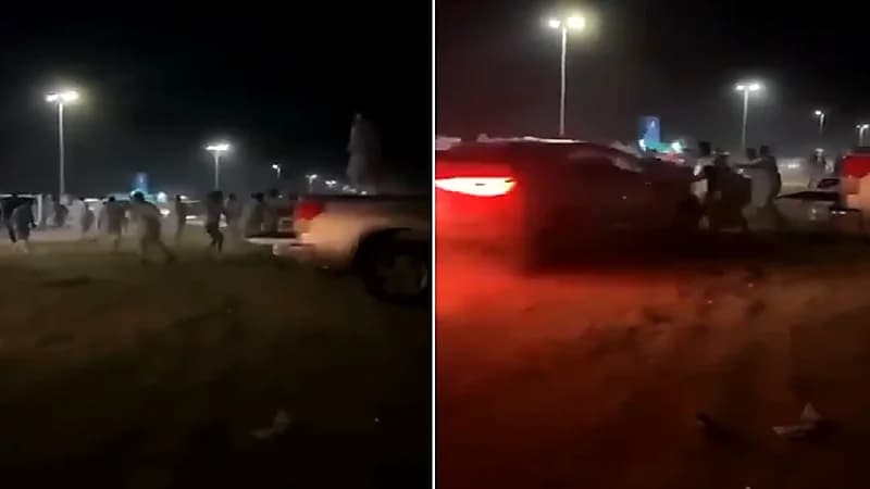 بالفيديو .. مضاربة جماعية في حفر الباطن