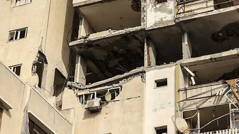 شاهد.. لحظة استهداف شقة قيادي بارز في حركة الجهاد بغزة