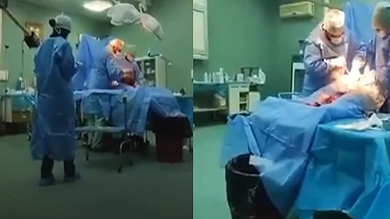 فيديو صادم لولادة قيصرية على "فيسبوك"