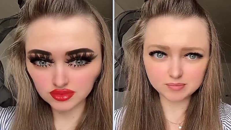 روسية تقارن بين ماكياج الغرب والعرب..فيديو