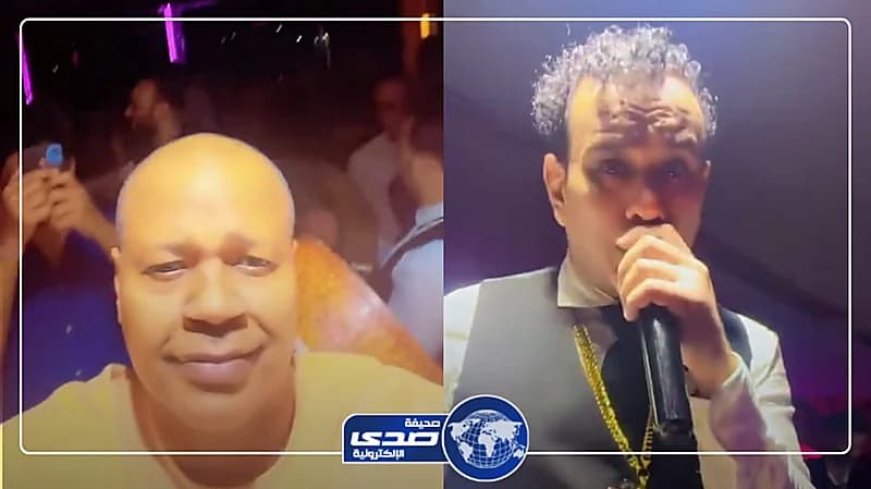 سعيد العويران يندمج مع غناء محمود الليثي .. فيديو