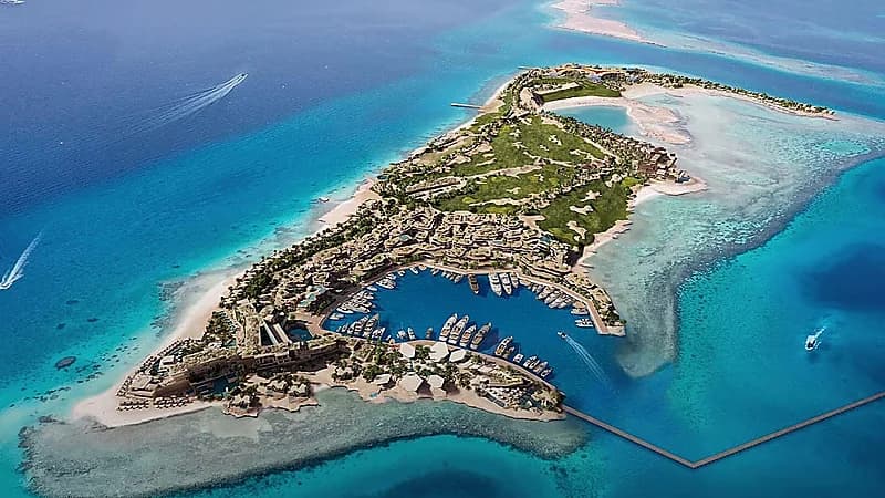 يضم 52 فيلا فاخرة .. بدء أعمال منتجع فورسيزونز في جزيرة ‎سندالة .. صور