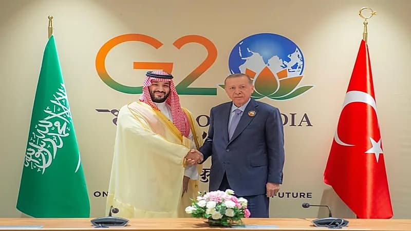 ولي العهد يجتمع مع رئيسي تركيا والبرازيل.. فيديو وصور