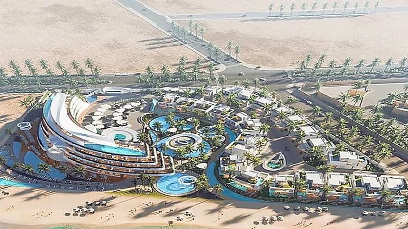 تصميم خلاب لمشروع منتجع فيفندا بمدينة الملك عبدالله الاقتصادية