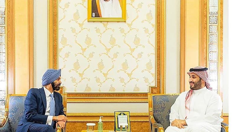 ولي العهد يلتقي رئيس البنك الدولي