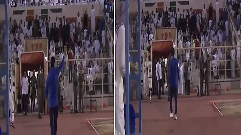 لاعب أوسو يلتقط قارورة مياه ويلقيها على الجماهير .. فيديو