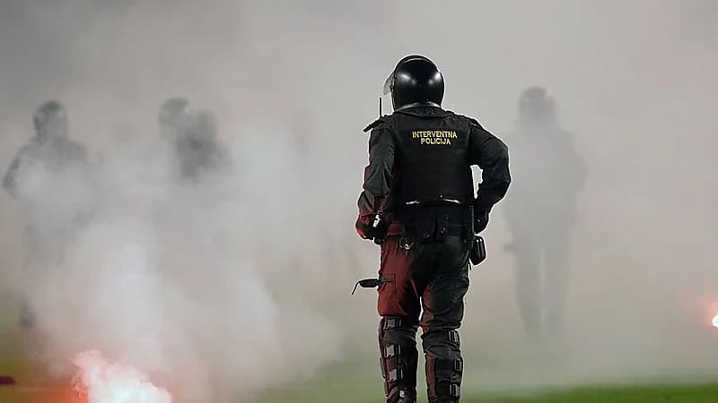 اعتقال 51 مشجع في نهائي نصف كأس كرواتيا