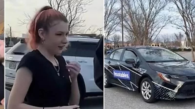 مستر بيست يهدي نادلة بمطعم سيارة جديدة