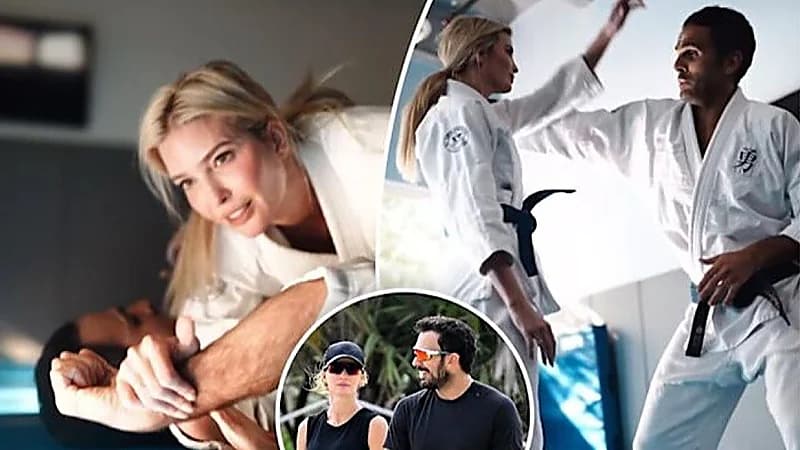 إيفانكا ترامب تظهر مهارتها  في ممارسة رياضة الجوجيتسو ..فيديو