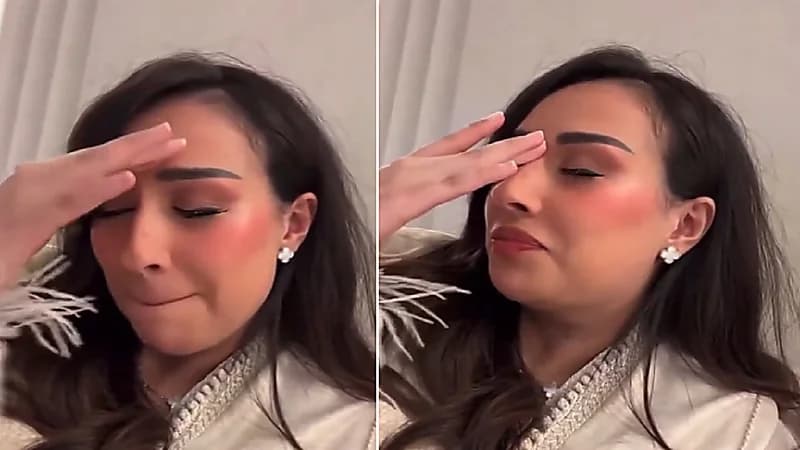 تأثر فرح الهادي من نهاية مسلسل شارع الأعشى .. فيديو