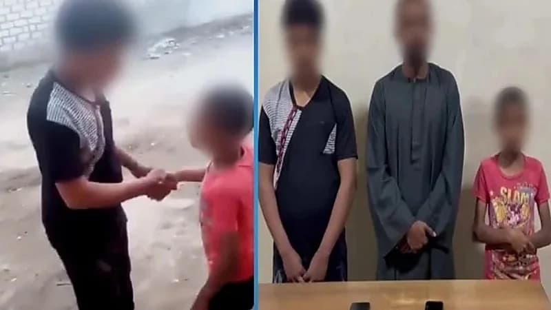 الداخلية المصرية تكشف تفاصيل فيديو ذبح طفل قربانًا لمقبرة أثرية