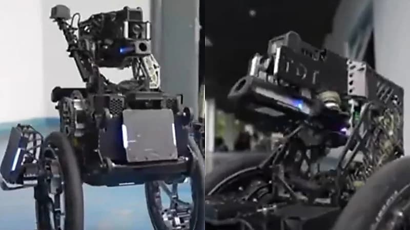 روبوت يجمع بين المشي والقيادة بخفة وتوازن ذاتي .. فيديو