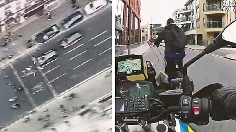 مطاردة دراماتيكية لشرطة لندن تنتهي باعتقال لص هواتف .. فيديو