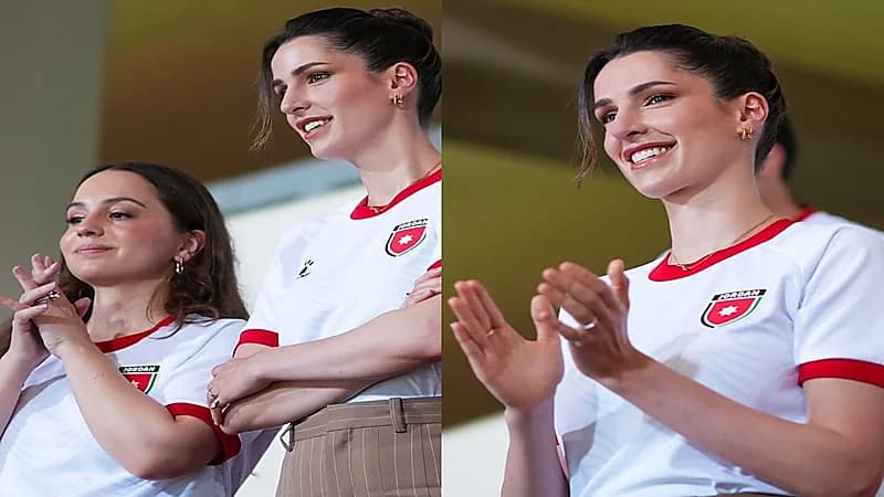 الأميرة رجوة والأميرتان إيمان وسلمى يشجعن الأردن من المدرجات أمام عُمان.. فيديو