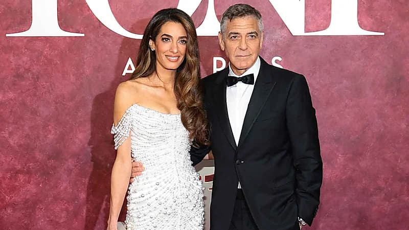 لحماية خصوصية طفليها.. أمل كلوني تفرض قاعدة صارمة على الضيوف