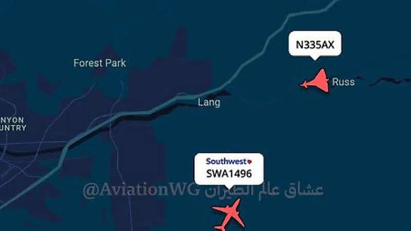 إصابات بسبب محاولة طيار لتفادي التصادم بطائرة أخرى..فيديو