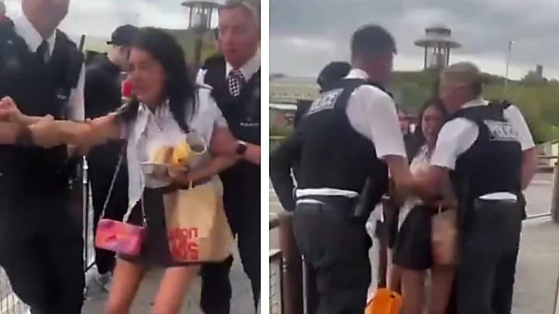اعتقال مراهقة بريطانية بسبب وجبة من ماكدونالدز .. فيديو